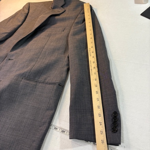 Ralph Lauren Gray Sport Coat with Notched Lapels 44R 100% Wool - Picture 4 of 9
